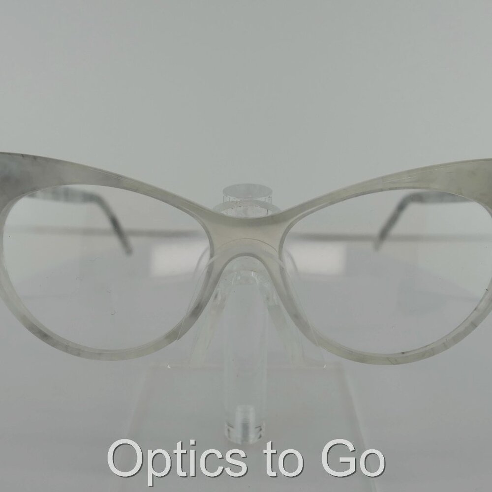 ANDY WOLF 5087 COL: F  (WHITE GREY MARBLE )  54-14-140 Eyeglass Frames